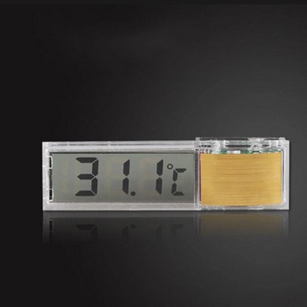LCD 3D cyfrowy elektroniczny termometr robić akwarium wskaźnik temperatury akwarium