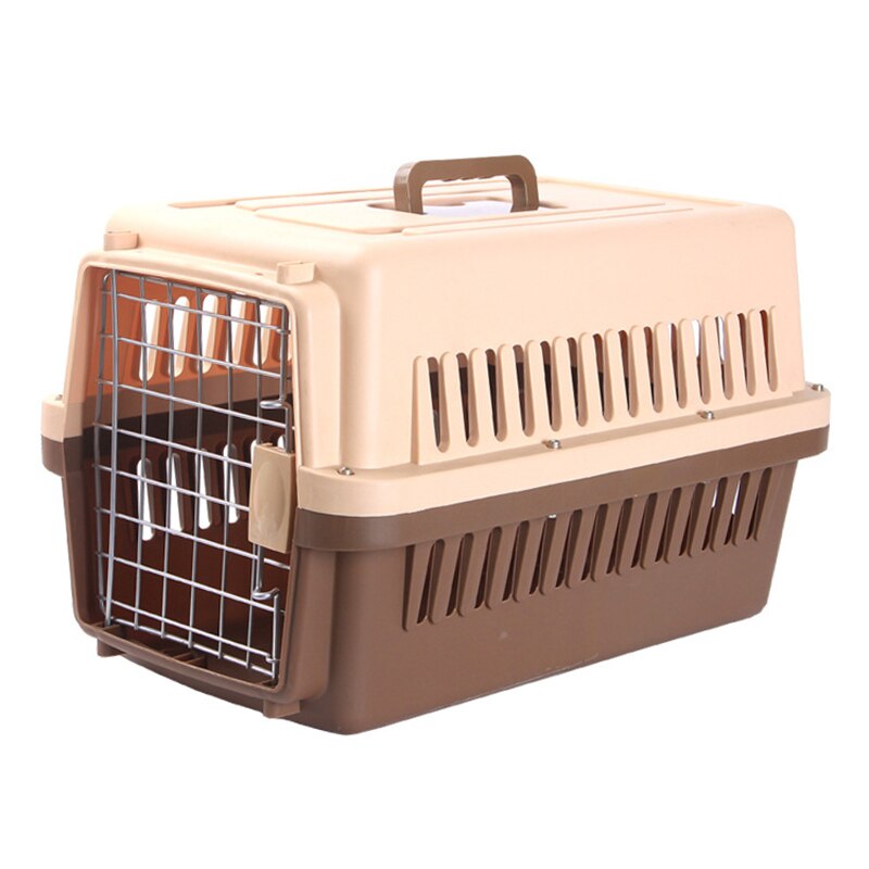 Caja de transporte de Gato de mascotas para hogar, caja de hombro de viaje al aire libre para gatos, casa de cachorros de compañía, perrera, bolsa de transporte de aire para mascotas, 6 colores: Brown