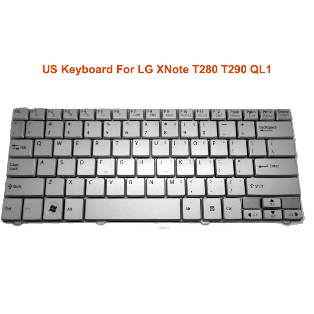 Teclados de repuesto EE. UU. Para LG XNote T280 T290 QL1 silver MP-09H33US-6920 MP 09H33US6920 teclado Inglés de buena