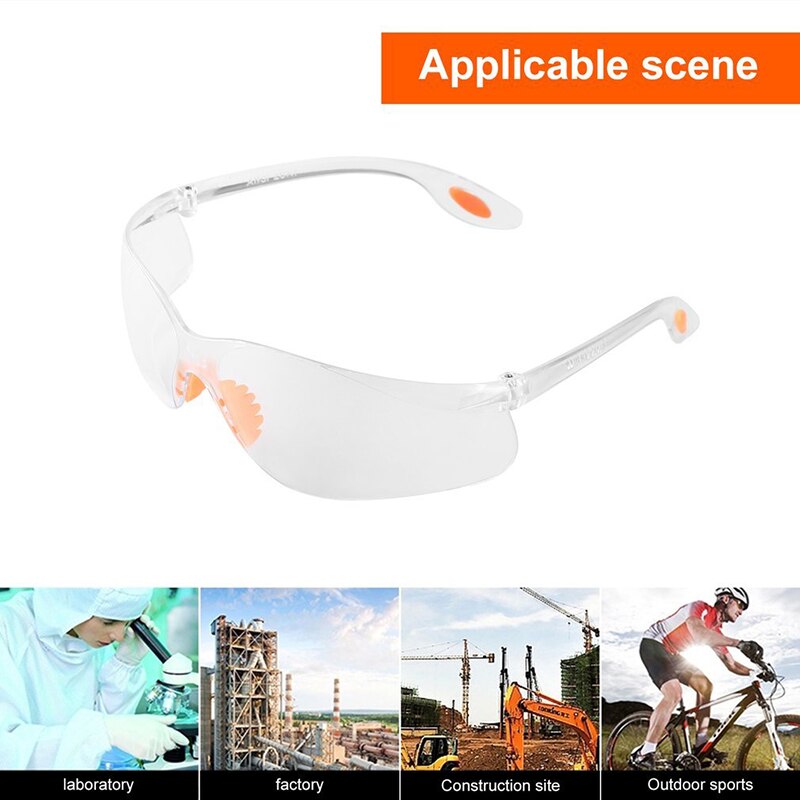 12 unids/caja gafas de protección ocular gafas con ventilación gafas antisalpicaduras Prevención de arena gafas de seguridad suministros de protección