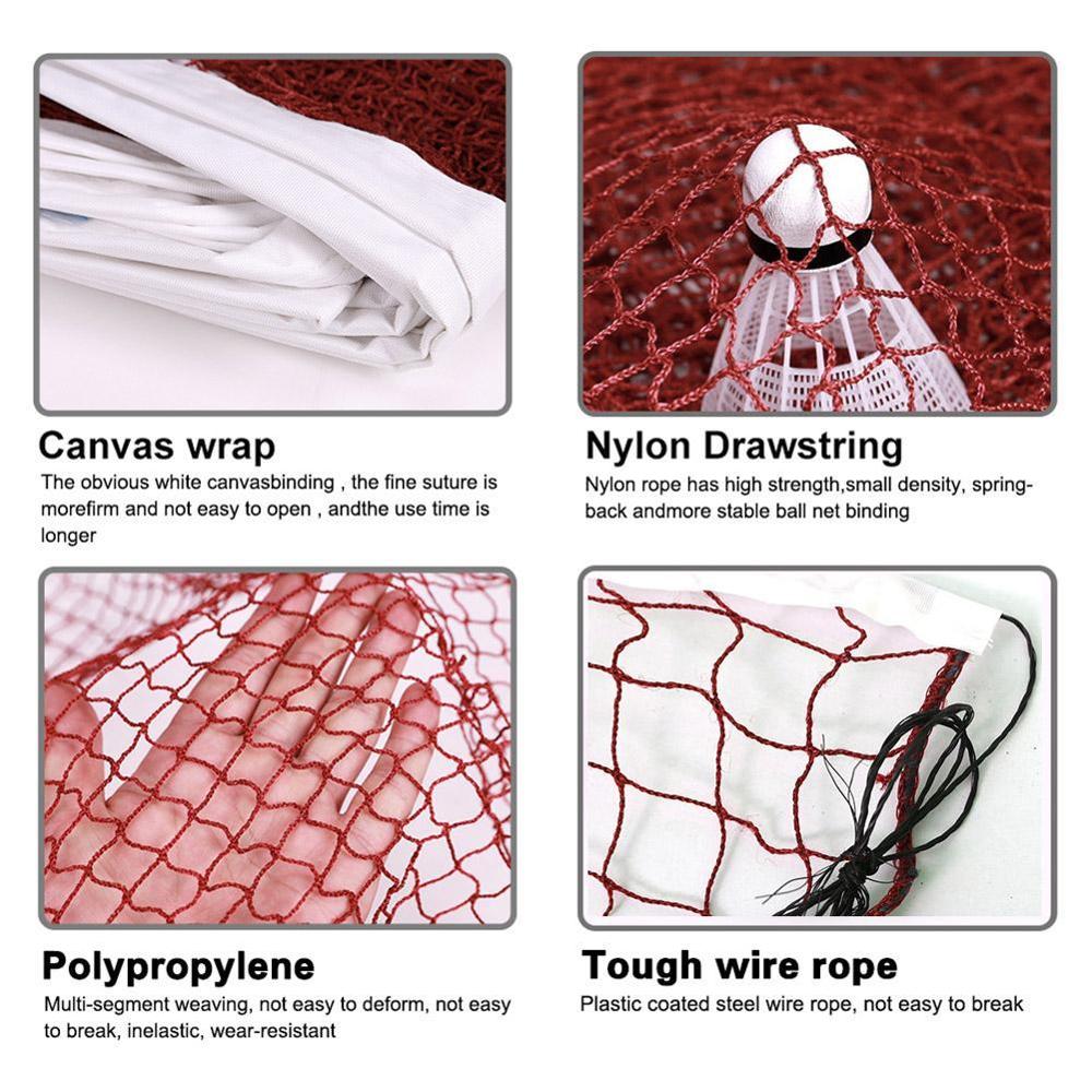 Sport Training Standard Badminton Net Outdoor Tennis Net Mesh Volleyball Net Exercise Beach Garden