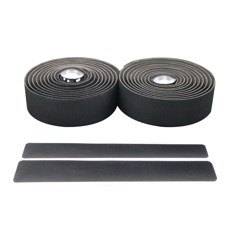 Cykelstyr tape tape pu læder partikel stil perforeret bælte åndbar skridsikker remme cykling styretape