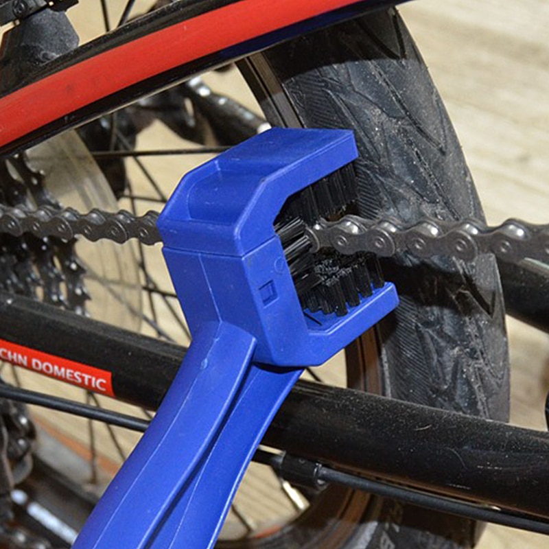 Limpiador de cadena de bicicleta portátil, cepillos para bicicleta, herramienta de lavado, Kit de limpieza para ciclismo de montaña, accesorios para exteriores