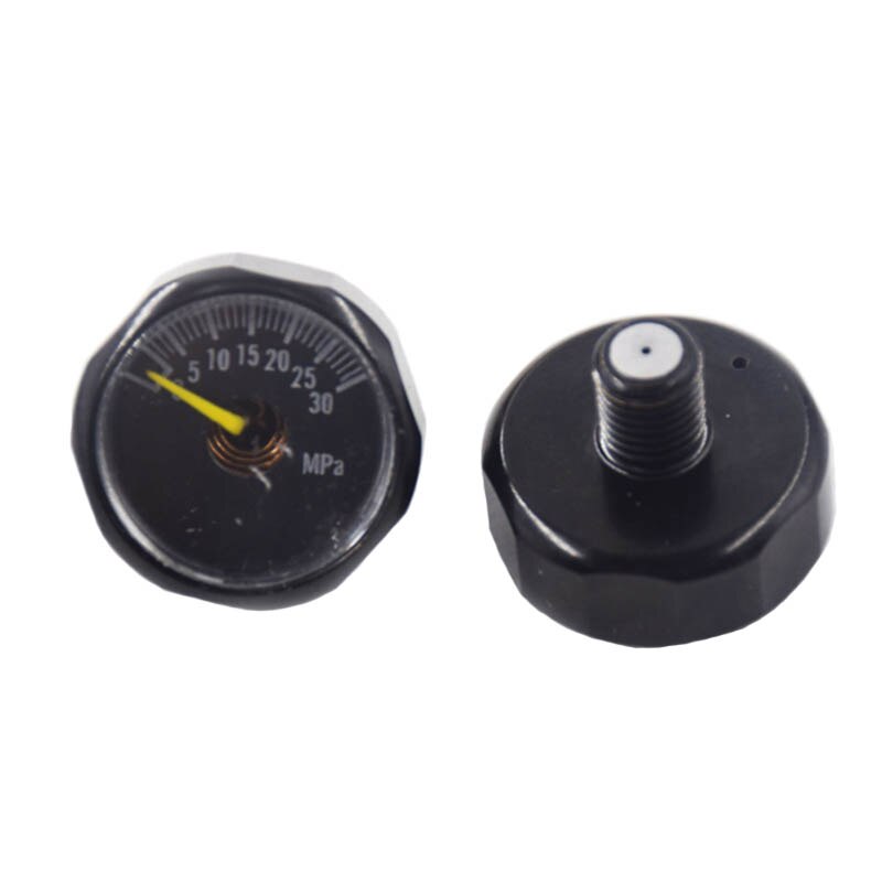 10Pcs X Scuba Dive Psi Manometers Pony Fles Manometer Voor Mini Air Tank Spg 5-40MPa M8 M10 draad Airforce Manometre