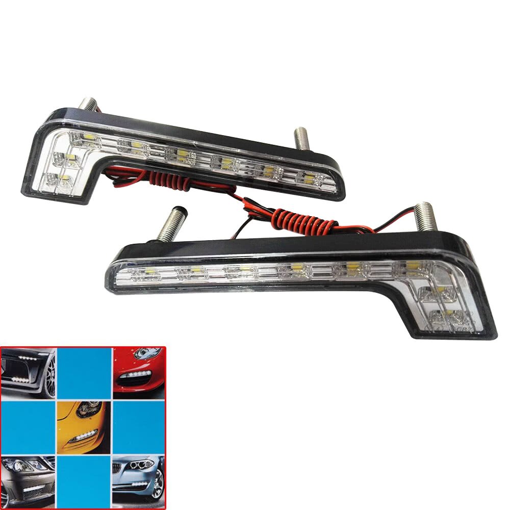 2 Pack Dag Running Light Waterdicht Dag Rijden DRL Licht Voor Alle Weersomstandigheden Dagrijverlichting Kit Motorfiets DRL LED