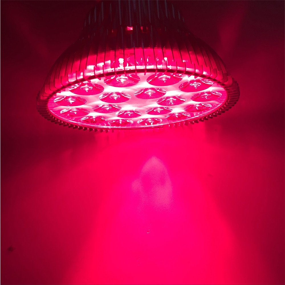 Indoor Plants Grow Light Red 630nm 660nm 850nm LED Light Bulb Bloom Booster for Flowering Enhancement, LED Light Therapy