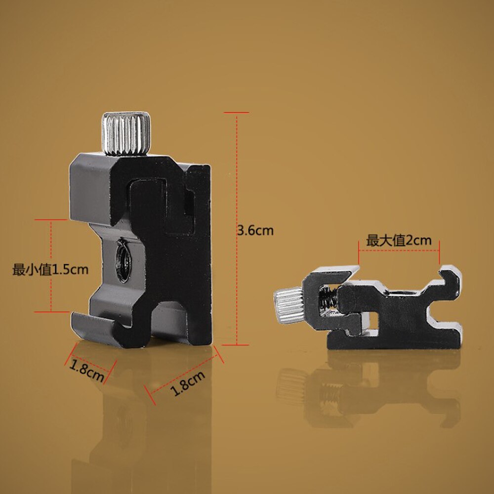 Studio external flash shoe base conversion cold shoe metal adjustment stabilizer tripod universal clip