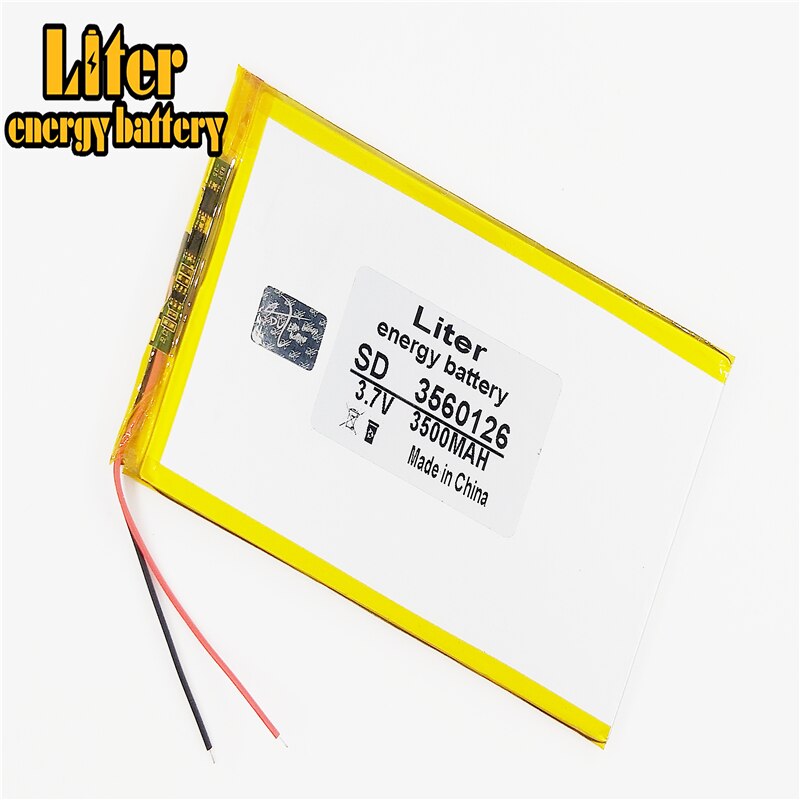 3.7 V lithium polymer battery 3500 mah 3560126 tablets DIY mobile power