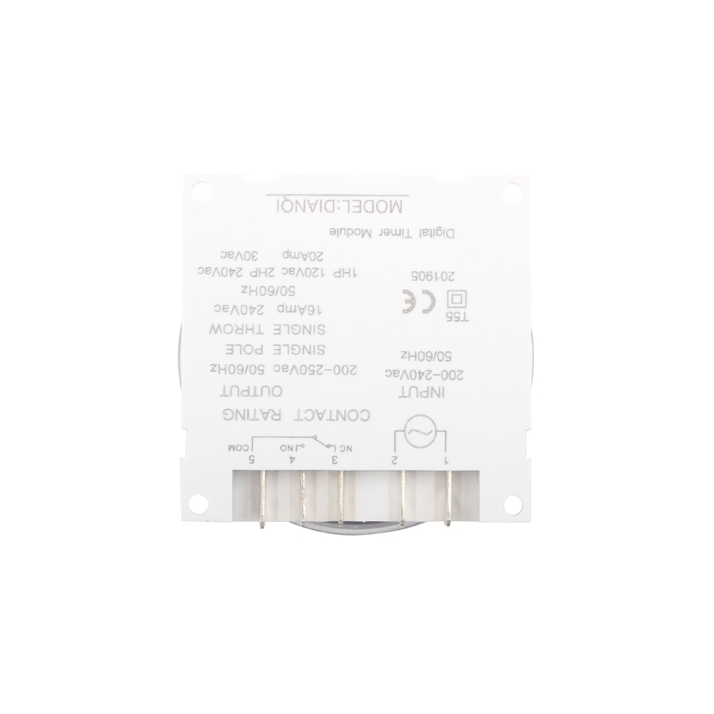 Multipurpose TM619-5J 220V Digitale Timer Schakelaar Met Uitgang 220V Bedrading 7 Dagen Programmeerbare Tijd Schakelaar No Nc