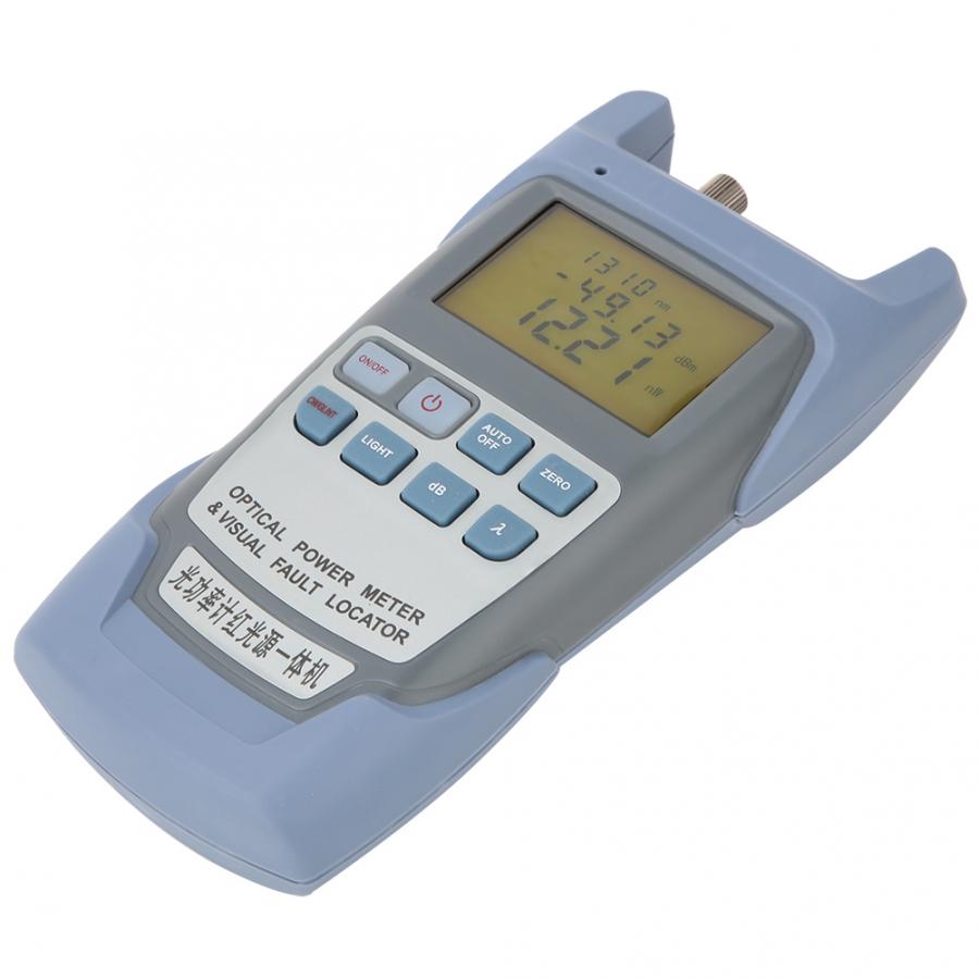 Handheld Fiber Optical Power Meter Visual Fault Locator Fiber Optic Cable Tester -70~ + 10dB Handheld Fiber Optical Power Meter