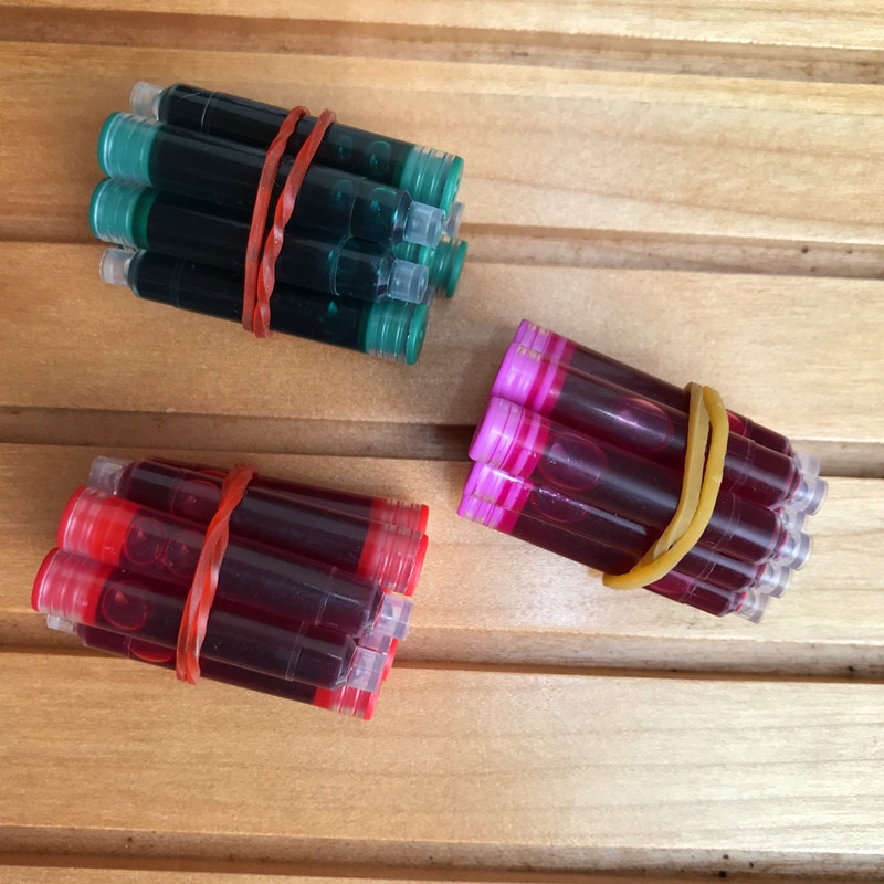 10 stks Jinhao geavanceerde inkt Refill Vulpen Universele Inkt Cartridges