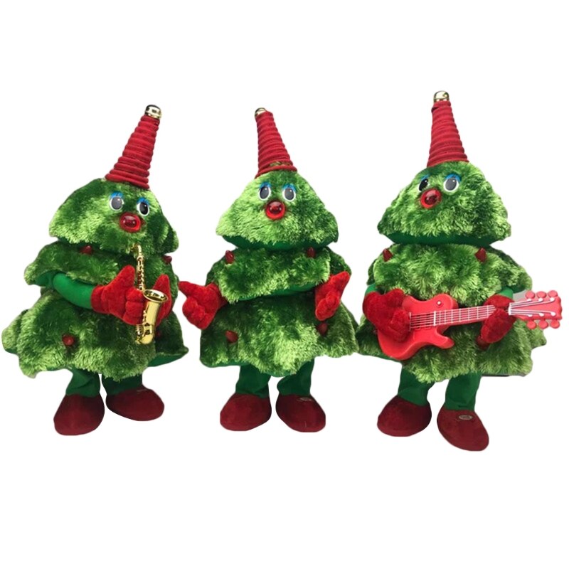 Christmas Santa Claus Musical Singing Dancing Moving Glowing Electric Toy M89C