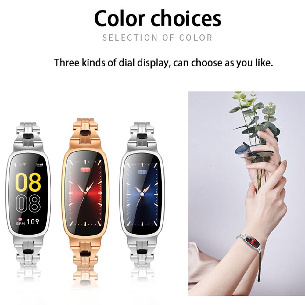 Smart Watch Women IP67 Waterproof Heart Rate Monitor Fitness Bracelet Smartwatch Women Smart Band B72 Wristband.