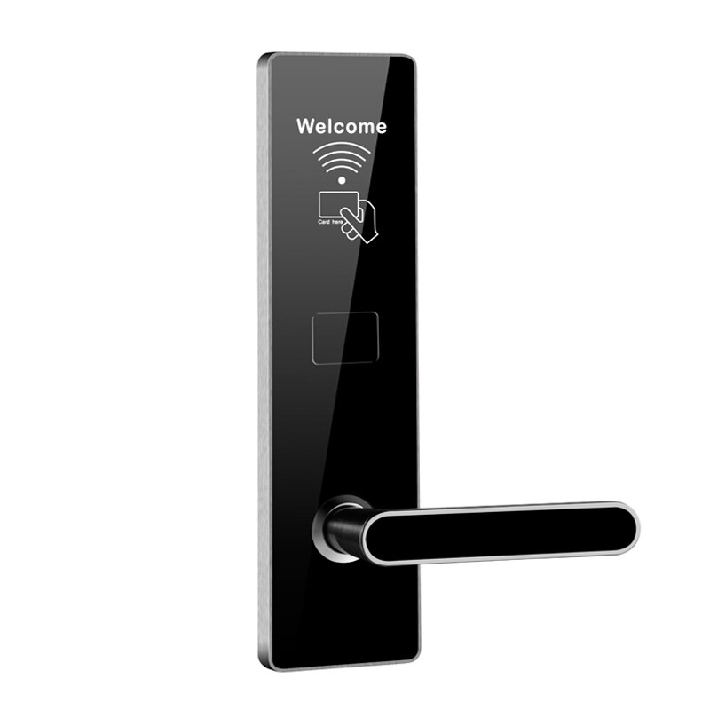Hotell rfid -kortsystem glidande elektronisk digital nyckel smart pris hotelldörrlås tillverkare smart induktion rfid elektronisk: Flisa
