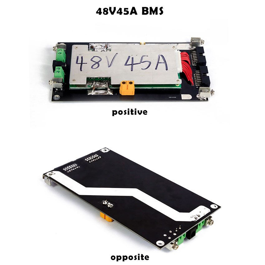 14S 13 S 48V Power Muur Batterij 13 14 Cellen Batterij Doos Li-Ion Lithium 18650 Lipo Bms pcb 20A 45A Bescherming Boord: 14S 48V 45A BMS