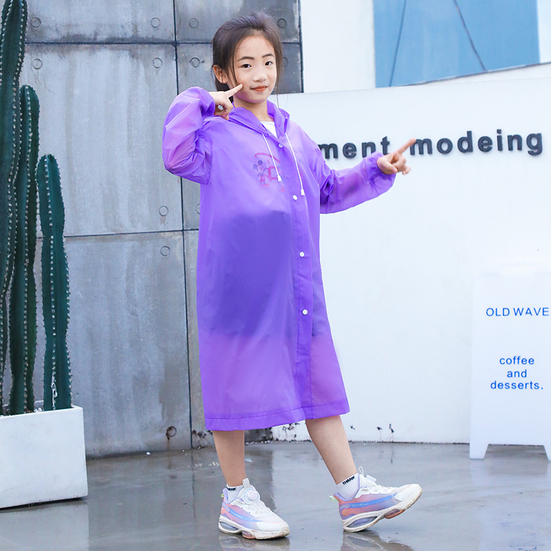 Kinderen Regenjas Waterdichte Modieuze Jas Transparante Cape Toeristische Regenjas Regen Covers Jas Gabardinas Fietsen Regenjas