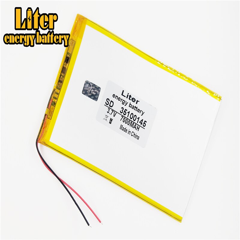 35100145 Tablet battery capacity 3.7V 7000mAh Universal Li-ion battery for tablet pc 8 inch 9inch