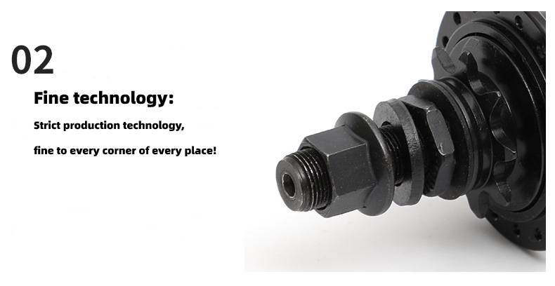 BMX bike rear hub 4bearings bmx hub 36 hole 9T full bearings 14mm bicycle hubs bike parts accessories