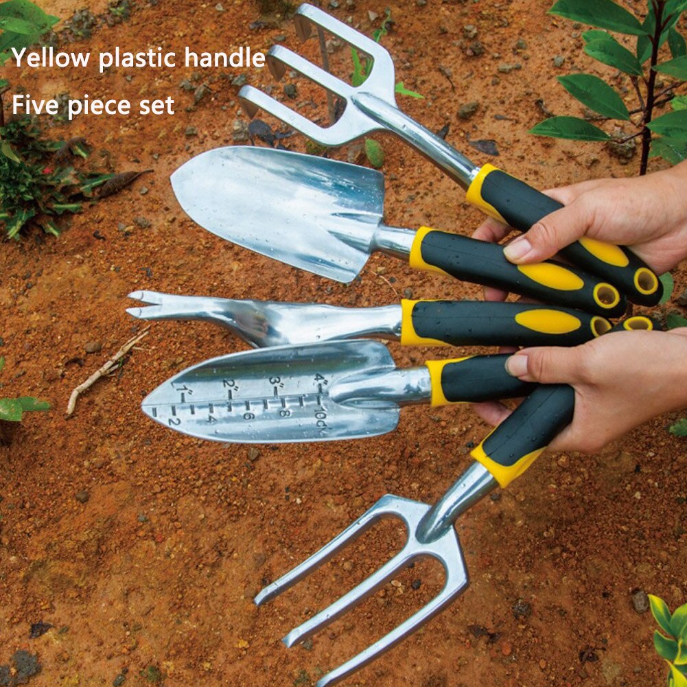Garden Hand Tool Portable Garden Shovel Three-tooth Harrow Non-Slip Ergonomic Weeder Tool Multi-purpose Gardening Hand Tools