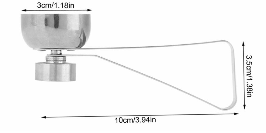 Rå æg topper æggeskal åbner cracker breaker hjælper rustfrit stål ægskaller æg værktøj køkken gadgets værktøjer: L