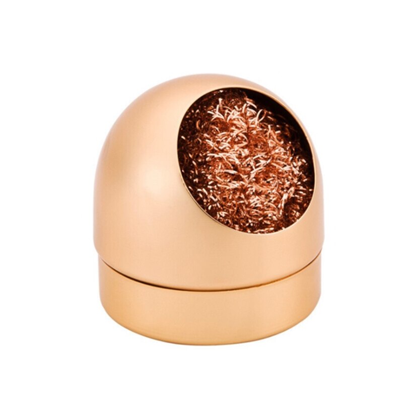 Soldering Tip Cleaner Solder Tip Cleaning Wire and Holder Soft Brass Tip Cleaner Kit for Cleaning Soldering Irons Tips: Gold