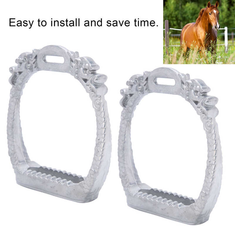 Stainless Steel Horse Stirrups Anti-Rust Lightweight Anti Slip Flexible