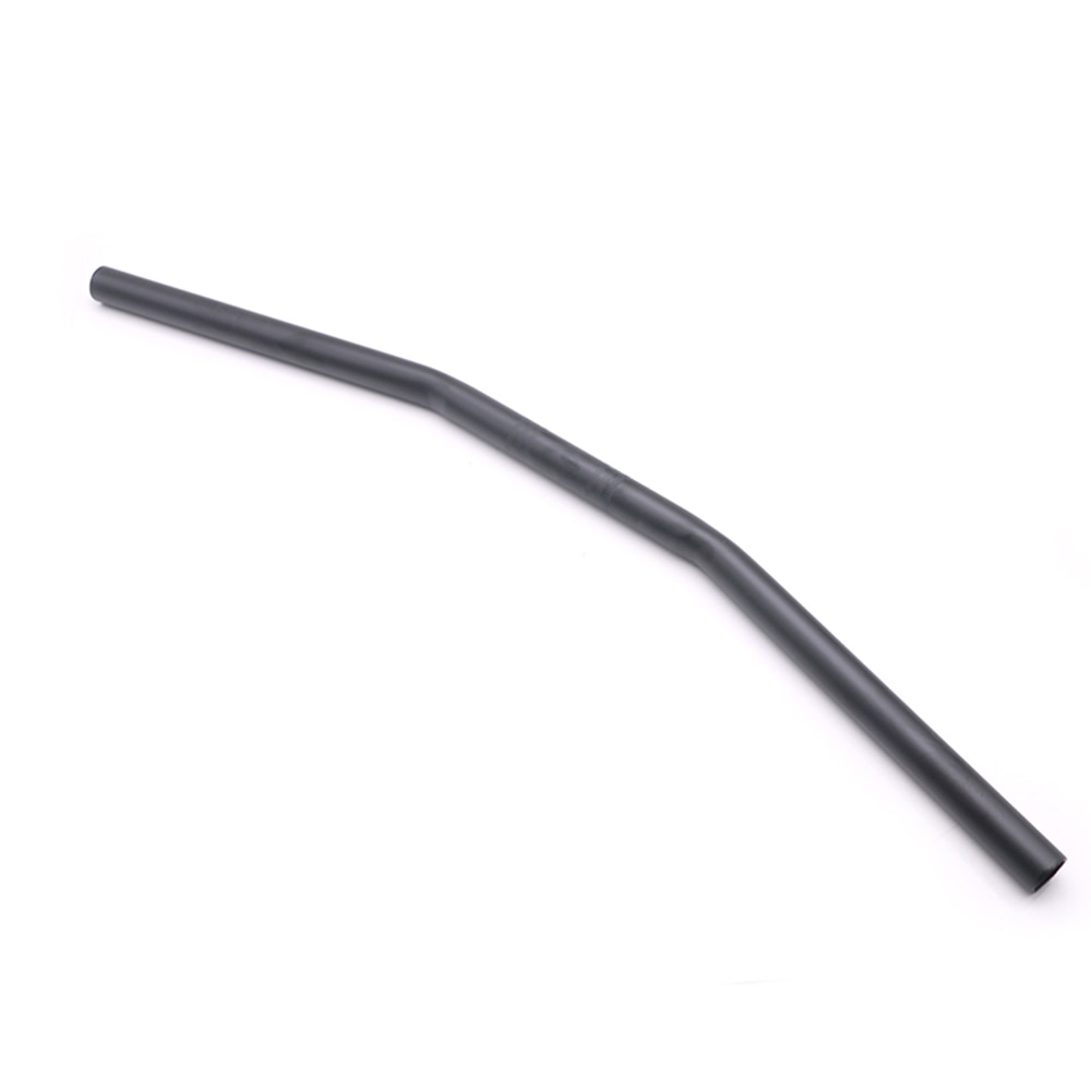 Guidon de moto 1 "25mm noir Chrome glisser barre droite pour Honda Kawasaki Yamaha Suzuki Harley Chopper Bobber