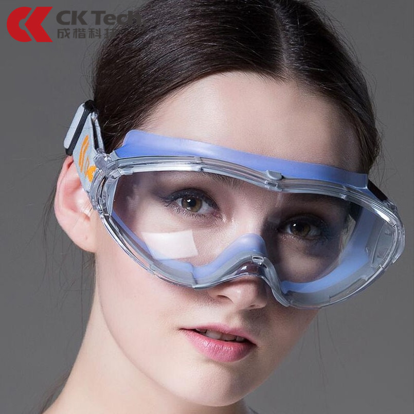 Ck tech. óculos de segurança transparentes óculos de proteção anti-respingo à prova de vento anti-nevoeiro para ciclismo equitação proteção para os olhos silicone