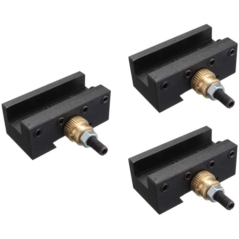 3 st mini svarv snabbväxlingsverktyg stolphållarsats  (1/4-1/2 tum), cnc borr/svarv/vändhållare set