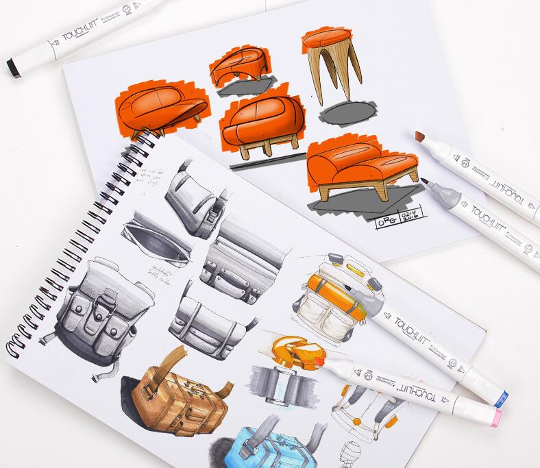 120gsm Marker Papers 32 Sheets Hardcover Marker Pad