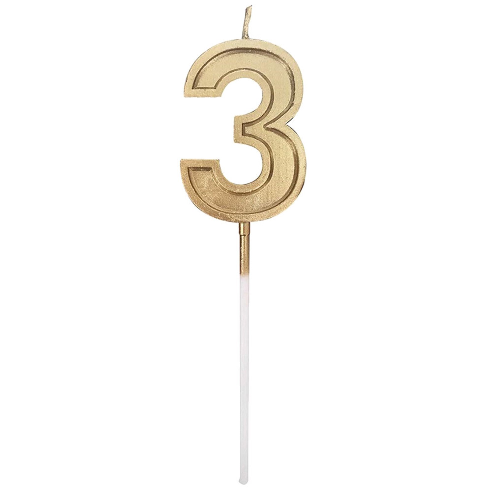 Gold Number Candles Birthday Numeral Candles Number Cake Decor For Adults Kids Party Decor Party Supplies Decor Candles Decor: D