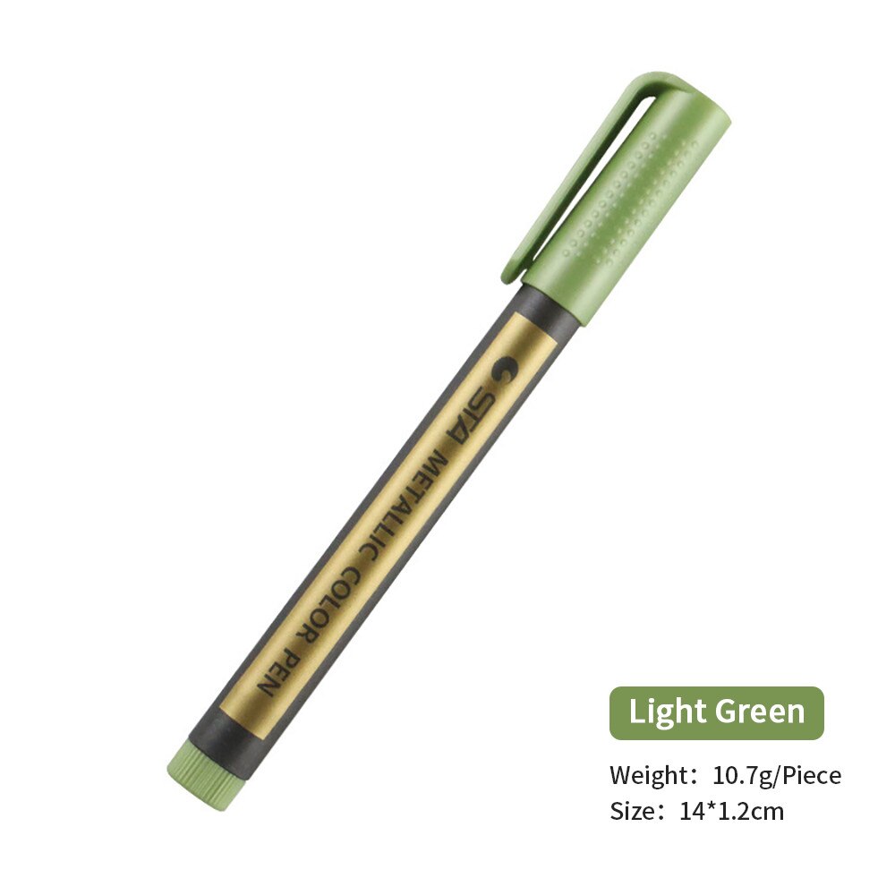 Ruota per auto pennarello colorato pennarelli duraturi impermeabili graffiti ritocco penna graffi battistrada gomma tessuto pennarello vernice: leggero verde