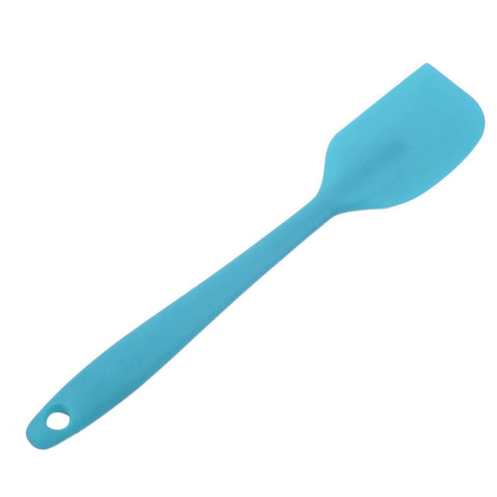 7 colores utensilios de cocina para hornear espátula de silicona cuchara para mezclador de helados mantequilla pastel espátula de pastelería Espátulas para galletas