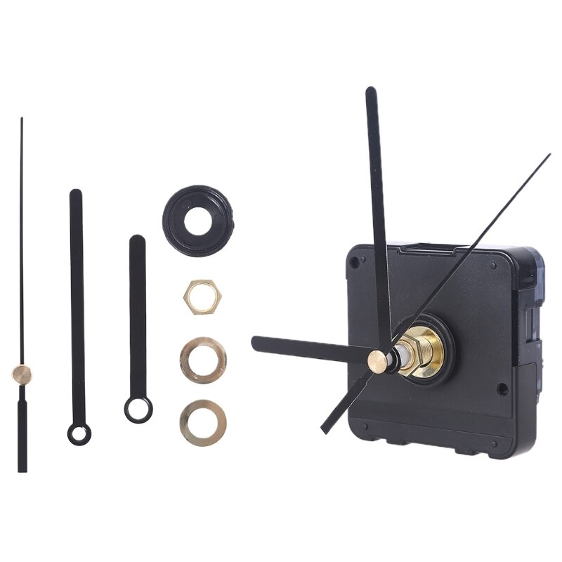 Quartz Wall Clock Motor Movement Mechanisms Silent Battery Powered DIY Repair Parts Replacement with Hands Kit