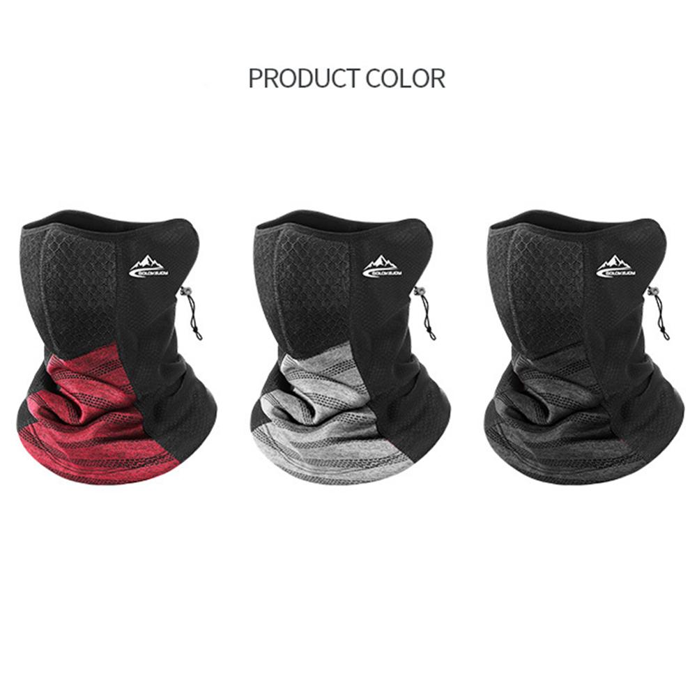 Mannen Winter Thermische Fleece Bandana Buff Hals Warm Gaiter Sport Gezicht Oor Cover Half Masker Snowboard Ski Wandelen Fietsen Sjaal