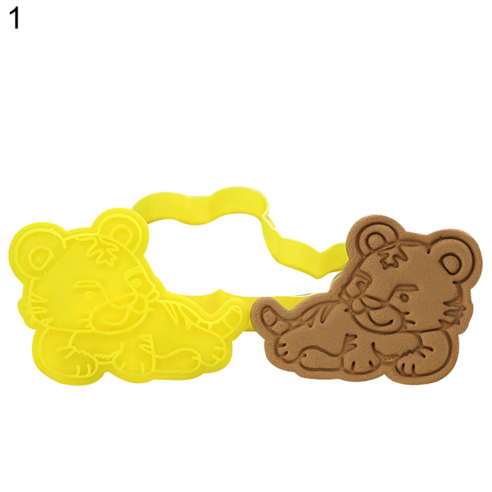 Forest Animals Cartoon Biscuit Mold Pressing Type Household Cookie Baking Tool: 1