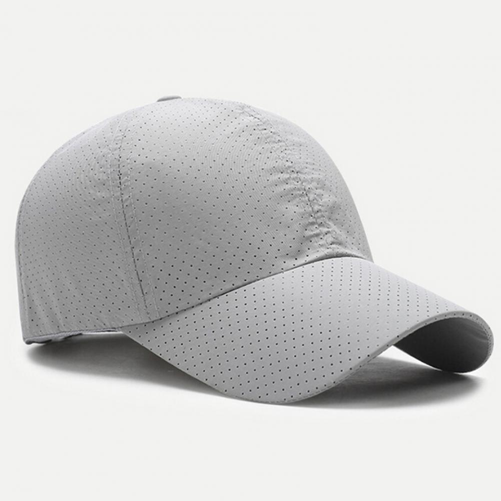 Baseball Cap Ademend Snel Droog 2 Materialen Verstelbare Sport Cap Voor Wandelen