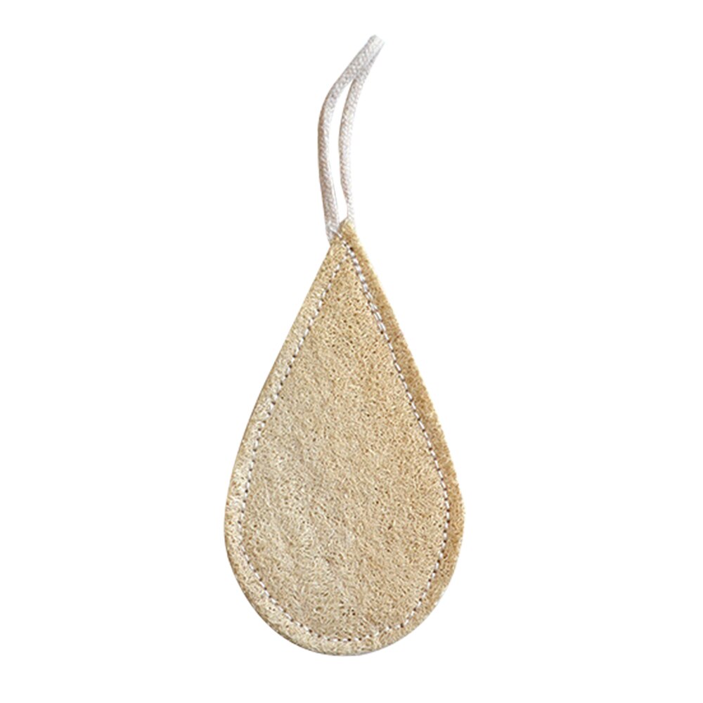 3 st naturlig loofah luffa svamp disk rengöringsborste skrubbare köksutrustning rengöring diskmedel loofahs skrubbplatta: Vattendroppe