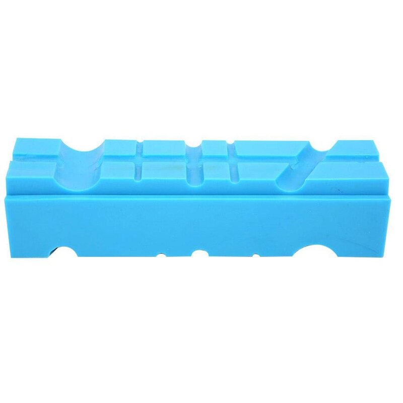 4Pcs Vise Jaws, 5.5 Inch Multi-Groove Magnetic Soft Bench Vise Vice Jaw Pad Accessories