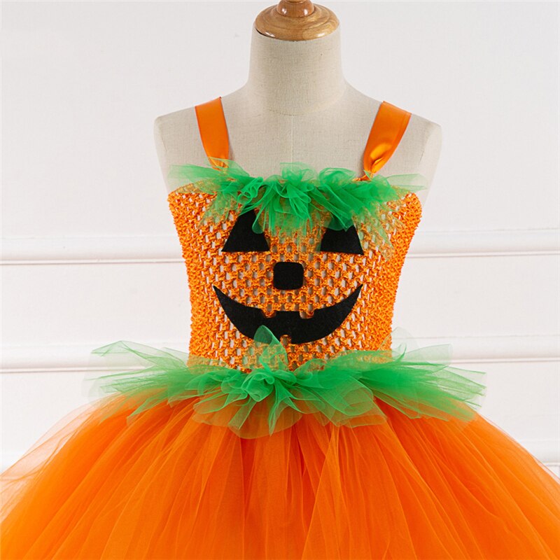 Meisjes Pompoen Kostuum Halloween Kostuum Voor Kinderen