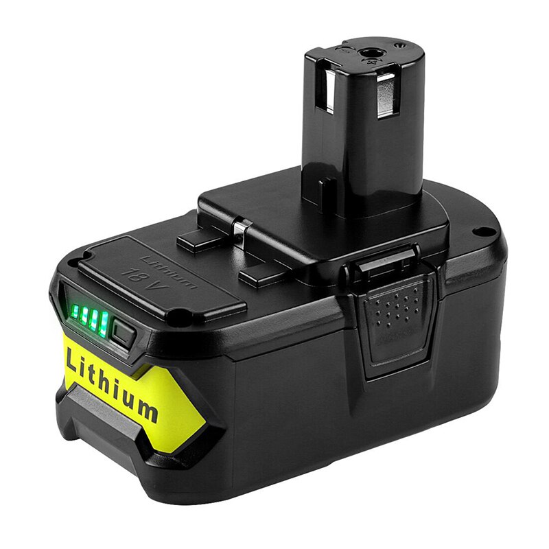 18v 12.8ah li-ion uppladdningsbart batteri för ryobi one+ sladdlöst elverktyg bpl 1820 p108 p109 p106 p105 p104 p103 rb18 l 50 rb18 l 40