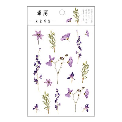 Verse bloemen plant huisdier papier sticker diy scrapbooking dagboek album sticker post kawaii briefpapier schoolbenodigdheden: 06