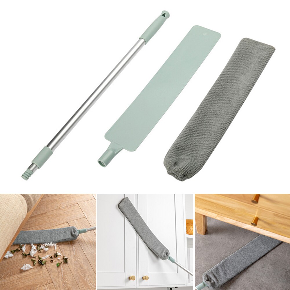 Long Crevice Dust Brush Telescopic Microfiber Dust Mites Cleaning Tools Artifact Cleaning Dust Household Cleaning Windows Set