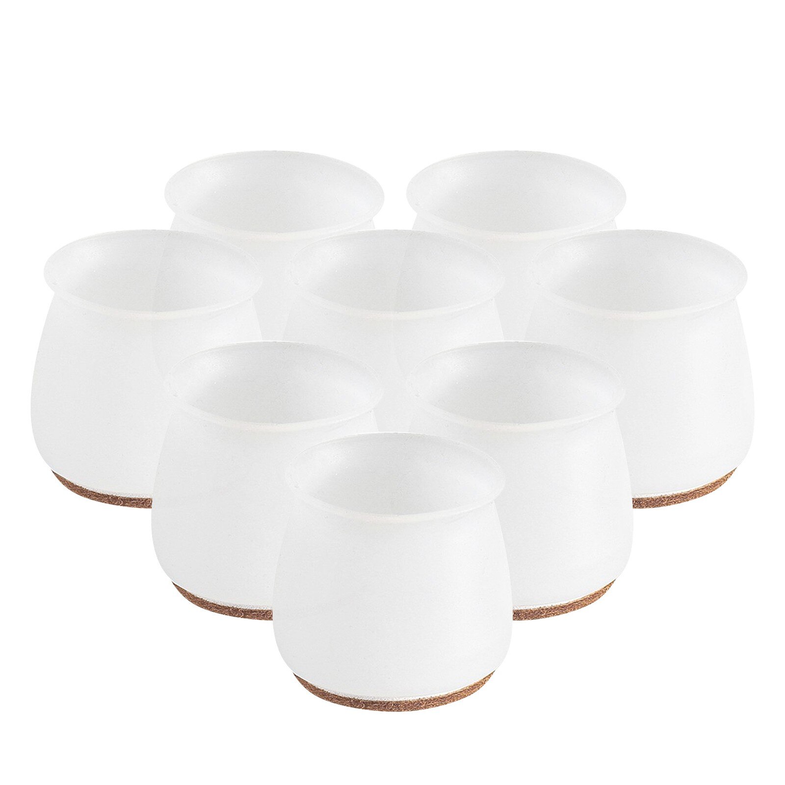 Couvre-pieds de Table en Silicone, protecteur de sol en bois, antidérapant, accessoire de bureau: Bright gold