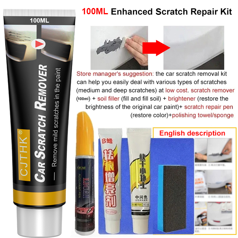 Auto Kras Remover Verf Care Tools Auto Swirl Remover Krassen Reparatie Polijsten Auto Body Slijpen Compound Anti Kras Wax