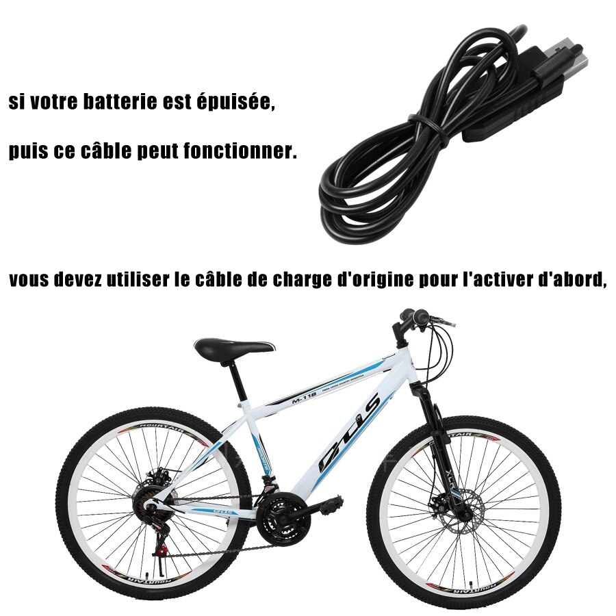 Di2 Charge Cable for Shimano 6870 9070 8050 8070 9150 XT XTR SM-BCR1/BCR2 Controller Display Charge Dura-Ace Ultegra Black