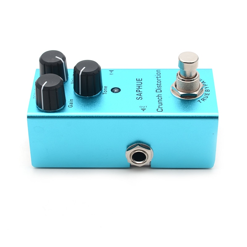 SAPHUE Electric Guitar Pedal Vintage Overdrive/Distortion Crunch/Distortion/US Dream/Classic Chorus/Vintage Phase/Digital Delay