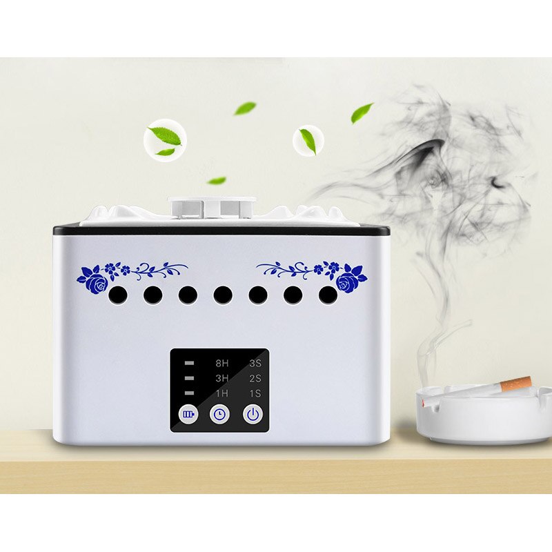 Air Purifier Ashtray Smokeless Ashtray for Cigarette Smoker USB Rechargeable Smoke Grabber Ash Tray for Indoor Outdoor Home