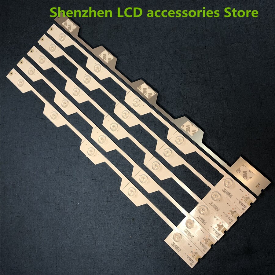 10Pieces/lot FOR TCL D55A561U LCD backlight TV 55E5800 JB 55HR330M05A1 V0 4C-LB5505-HR2 6V 57CM
