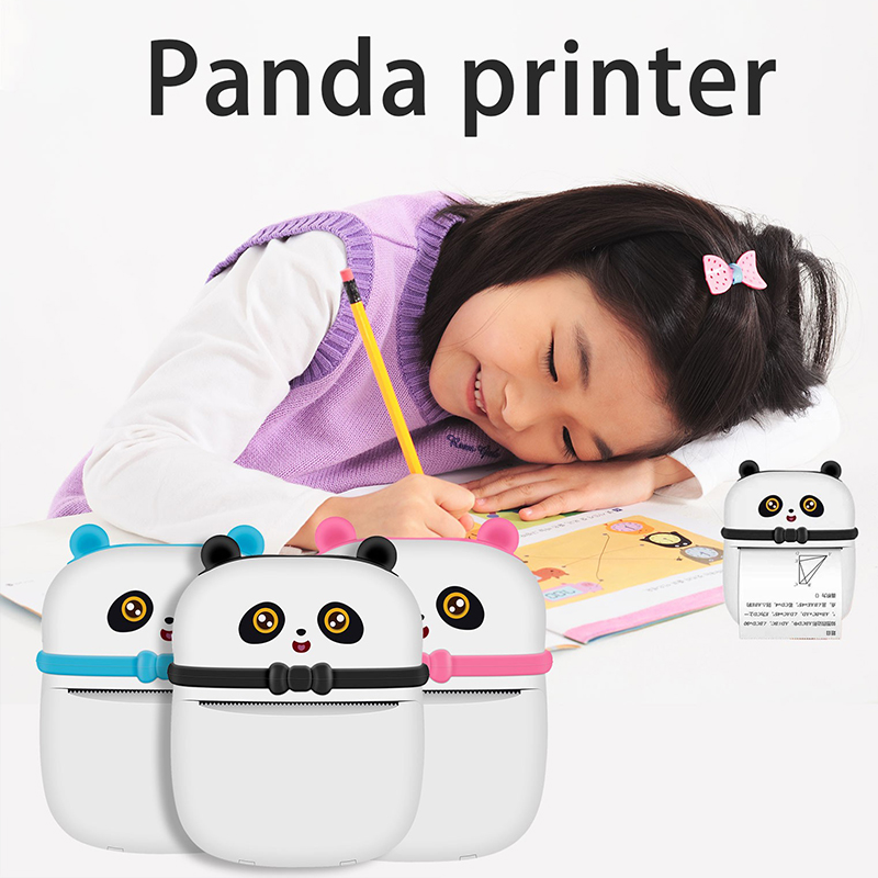 Portable MINI Printer Thermal Print Photo Pocket Thermal Label Printer 58mm Printing Wireless Bluetooth Android IOS Printers